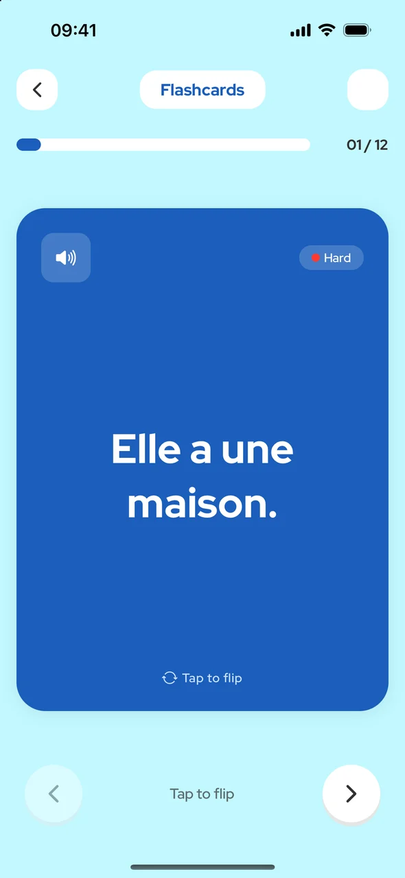 Review screen